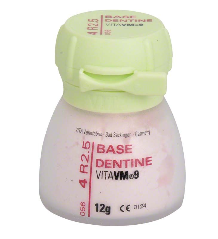 VITA VM9 3D Base Dentin 12g, Farbton 4R2.5, Kunststoffdose.