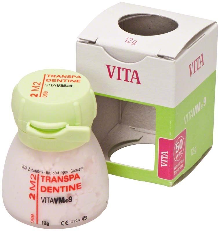 VITA VM9 Transpa Dentin 2M2 12g mit Verpackung.