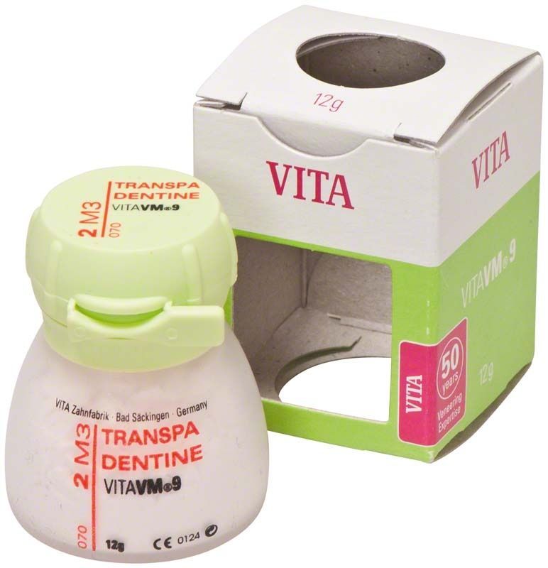 Keramikpulver VM9 3D Transpa Dentin 12g 2M3 in Originalverpackung.