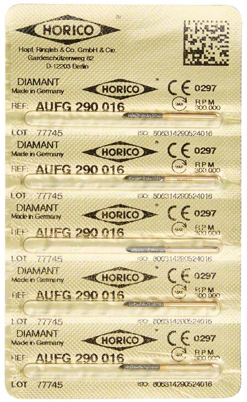 Blisterverpackung von Löwenschleifer AuFG 290 016 mit CE-Kennzeichnung.