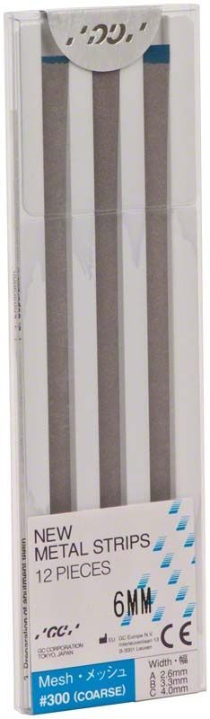 Verpackung der New Metal Strips Nr. 300 blau, 6mm breit, 12 Stück.