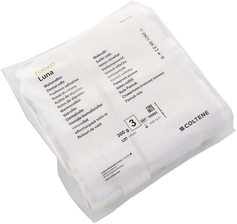 Luna Watterollen Gr. 3, 300g Beutel mit Verpackungsdetails.