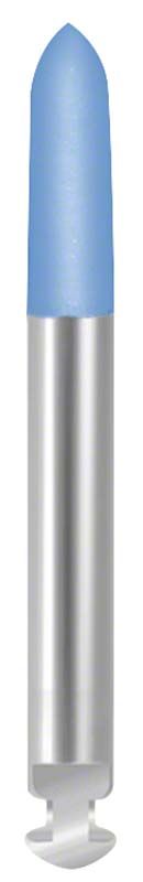 Blauer EVE PROPHYCLEAN® Torpedo, grob, mit silbernem Griff.