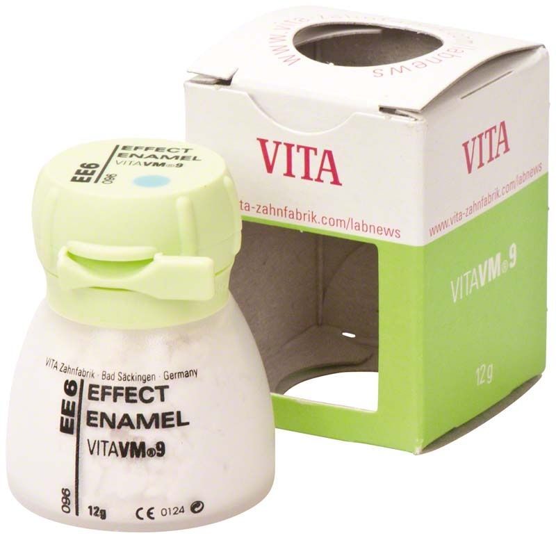 VM9 Effect Enamel 12g EE6 mit Verpackung im Hintergrund.