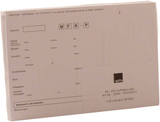 Image of Adressaufkleber DIN A5 weiß