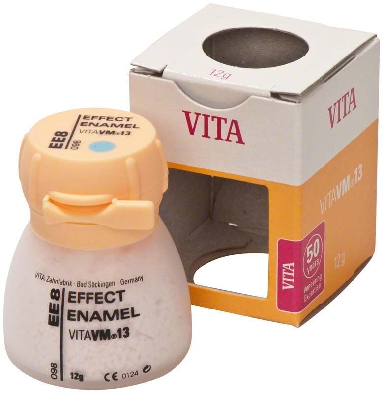 Dose VM9 Effect Enamel 12g EE8 vor Verpackung mit Produktdetails.