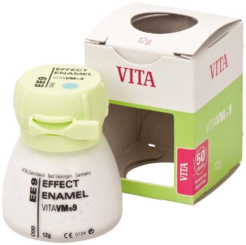 VITA VM9 Effekt-Emaille 12g Verpackung und Dose.