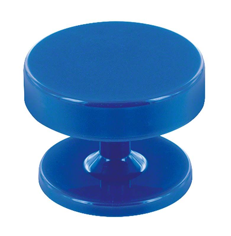 Blauer EVE Magnetständer aus Kunststoff für dentalen Instrumente.