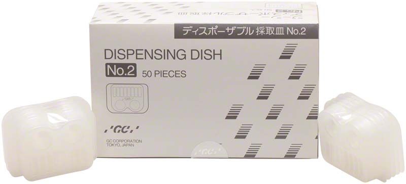 Anmischschalen Unifast III Nr. 2 in Verpackung mit 50 Stück.