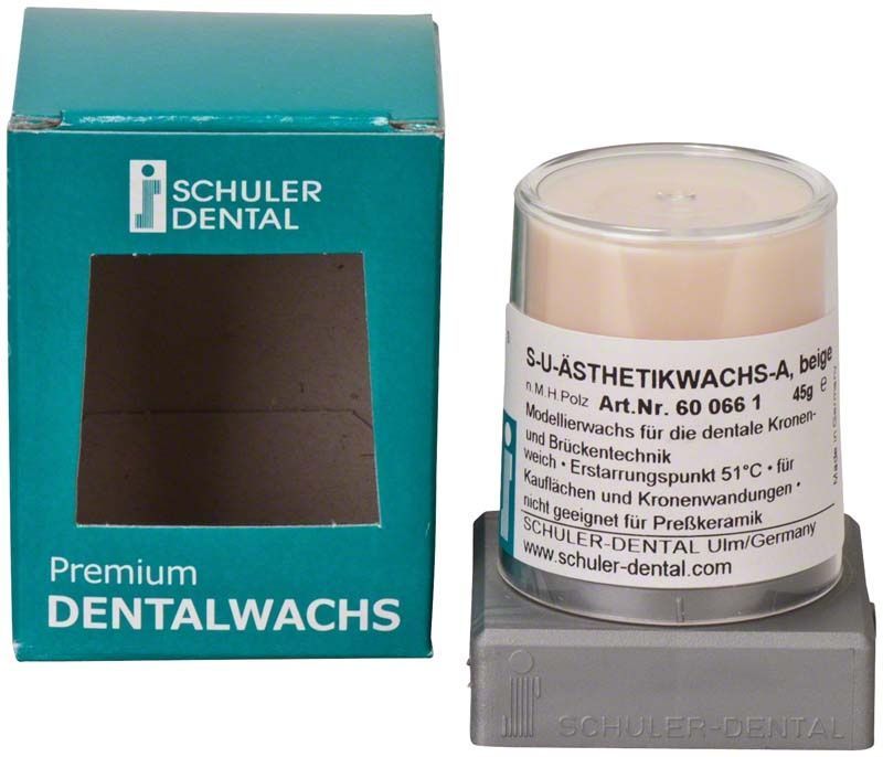 Premium Dentalwachs S-U-Ästhetikwachs-A beige von Schuler-Dental.