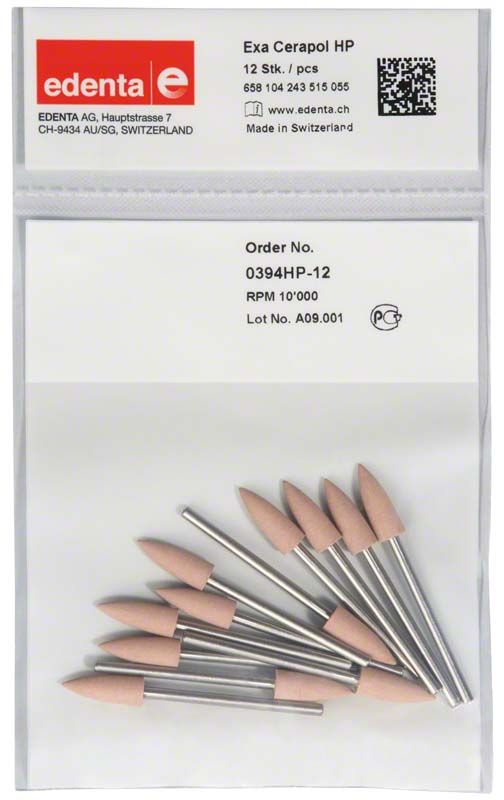 Exa Cerapol rosa Spitze HP in einer Verpackung mit 12 Stück.