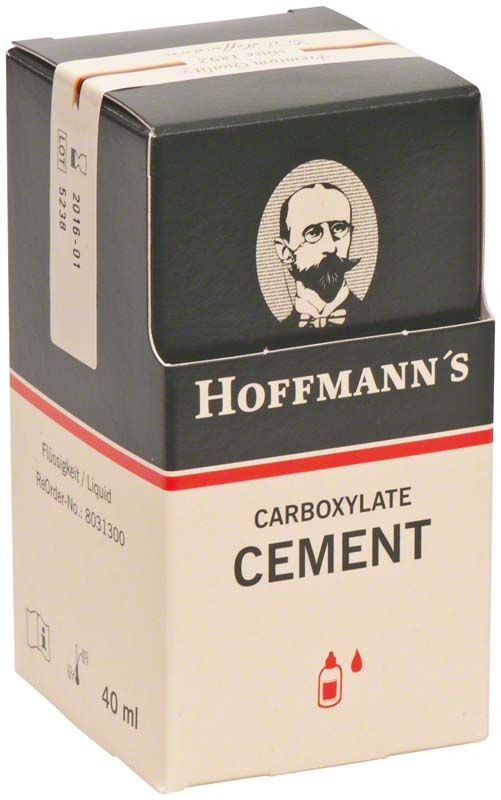 Hoffmann's CARBOXYLAT CEMENT 40ml Flüssigkeit in Originalverpackung.