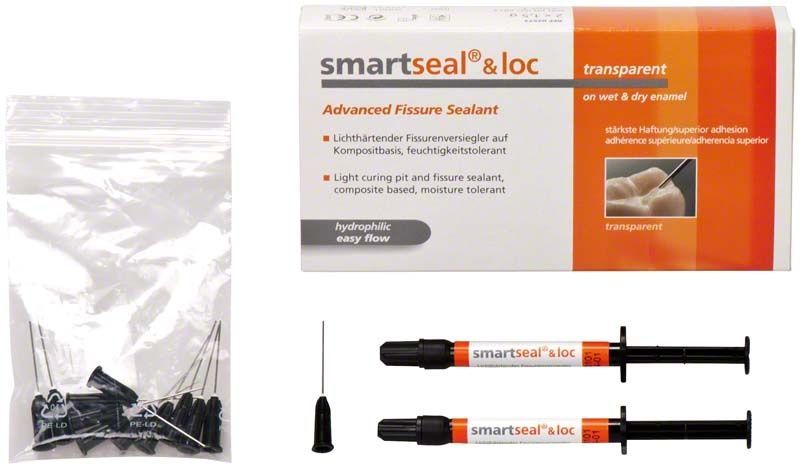 smartseal® & loc Fissurenversiegelung mit Spritzen und Applikationsnadeln