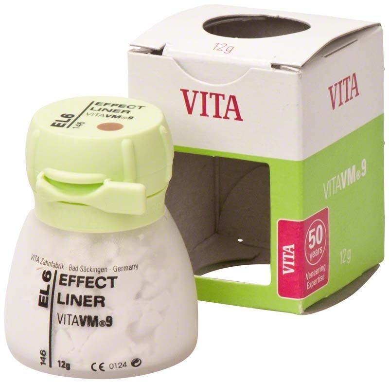 VM9 Effect Liner 12g EL6 in geöffneter Verpackung mit Produktbeschriftung.