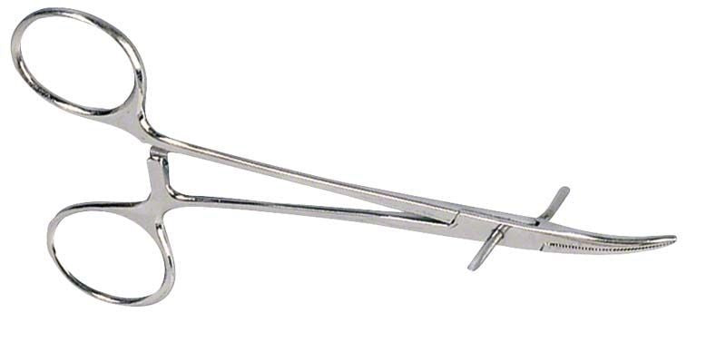 Spezialpinzette Pin-Clipper für Zahntechnik mit Einrastfunktion aus Edelstahl.