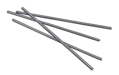 Wirobond®-Lotstäbe, Detailansicht mehrerer Lötstangen auf weißem Hintergrund.