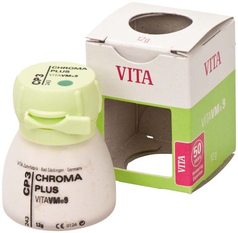 VITA VM9 Chroma Plus 12g Keramikpulverdose mit Verpackung