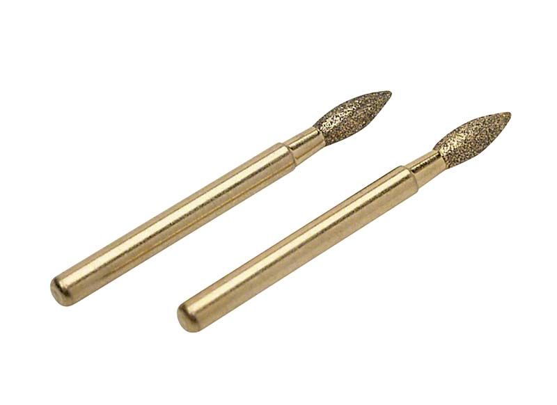 Ersatzspitzen Keramogrip mit diamantbeschichteter Oberfläche, zwei Stück.