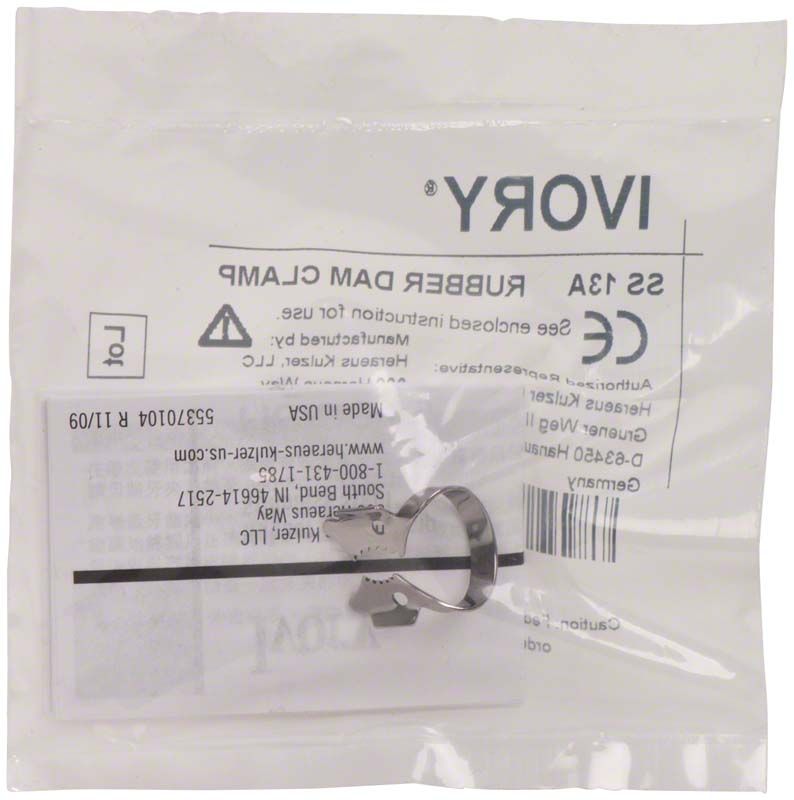 Ivory Kofferdamklammer SS 13A in Originalverpackung.
