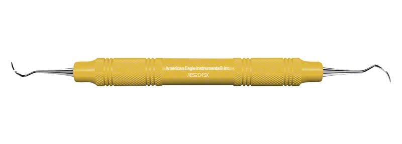 Amerikanischer Eagle Scaler 204S mit gebogener Spitze für Zahnsteinentfernung.