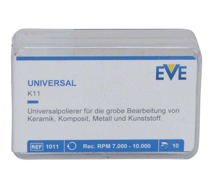 EVE UNIVERSAL Polierset K11 in ungeöffneter Kunststoffverpackung.