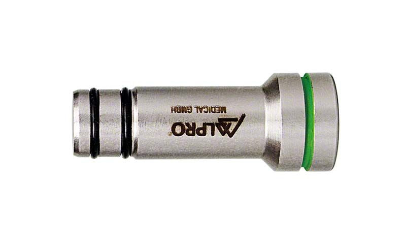 WL-Adapter für Spraywasser-/Sprayluftkanäle Typ 03 aus Metall mit Dichtungsringen.