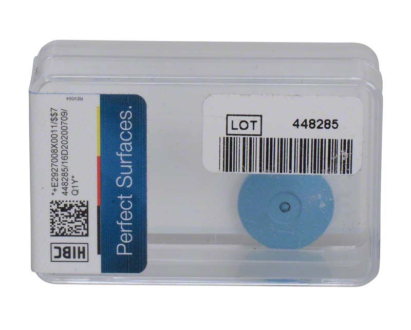 Unmontierte, grobe EVE Diapol Schleifscheibe LS15Dg in transparenter Verpackung.
