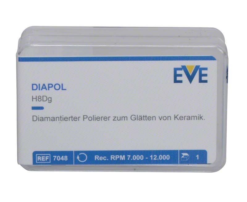 Diapol Handstück Verpackung mit Herstellerlogo und technischen Spezifikationen.
