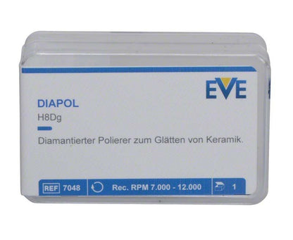 Diapol Handstück Verpackung mit Herstellerlogo und technischen Spezifikationen.