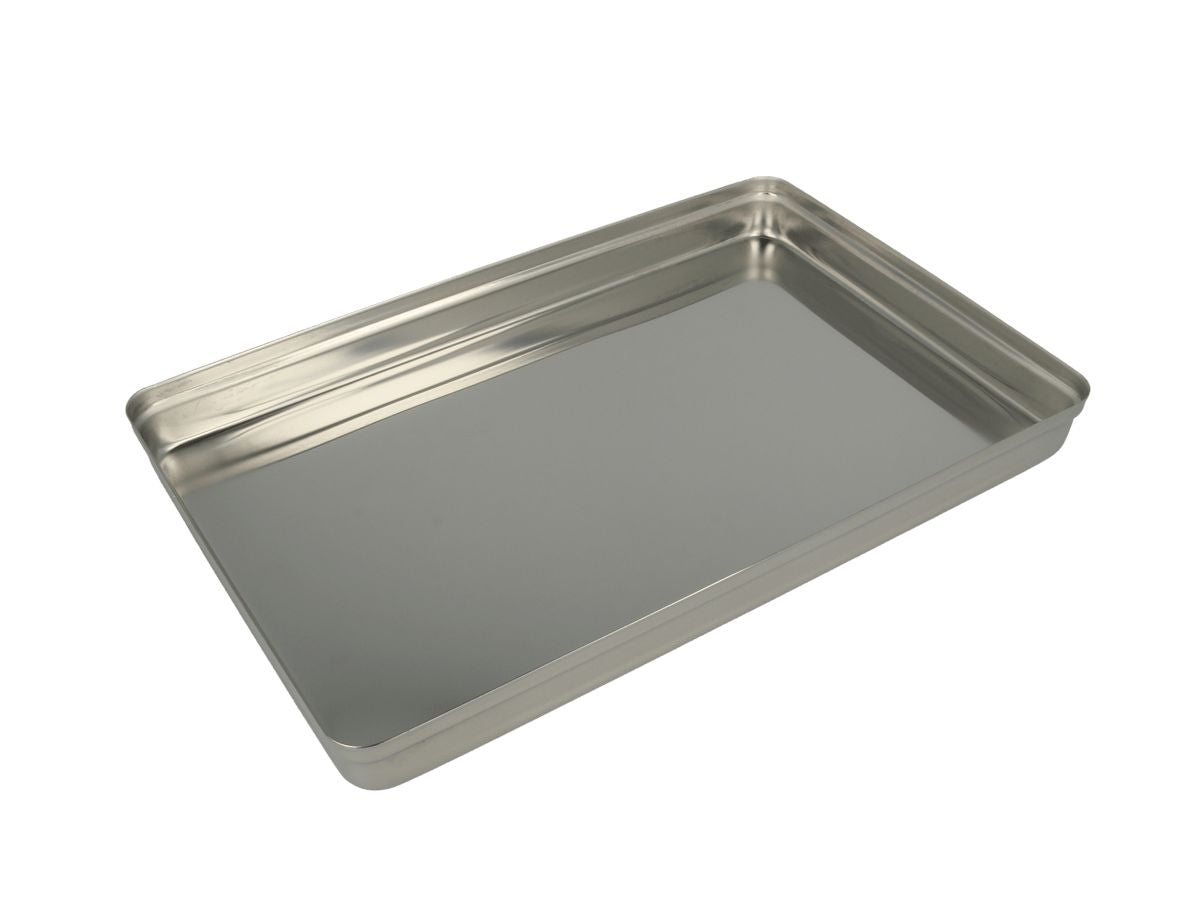 Normtray Edelstahl ungelochter Deckel für zahnmedizinische Anwendungen.