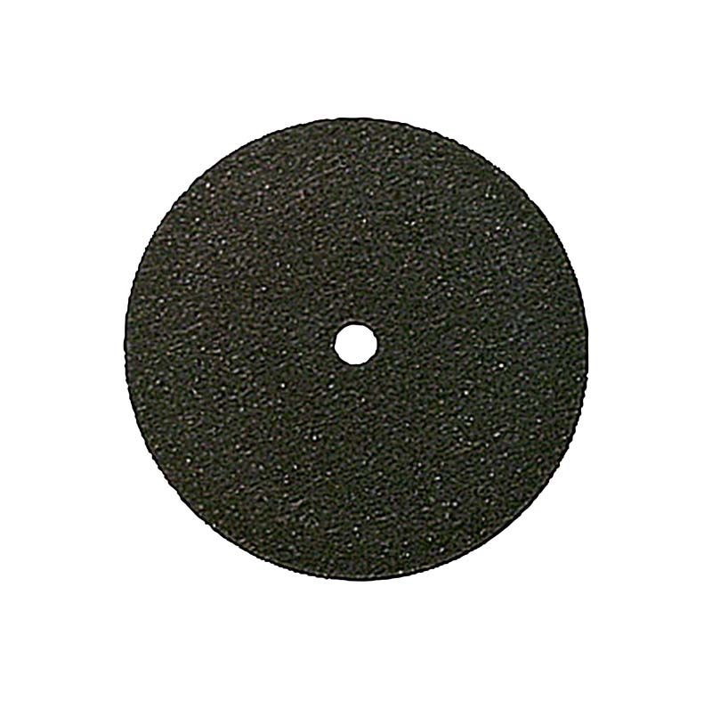 Extradünne Spezialtrennscheibe für Keramik in Dentaltechnik, schwarz.