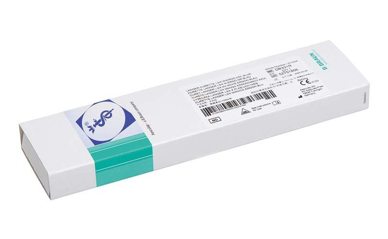 Universalkürette ANATOMIC COLOURS LANGER , Figur L3/4 - blau
