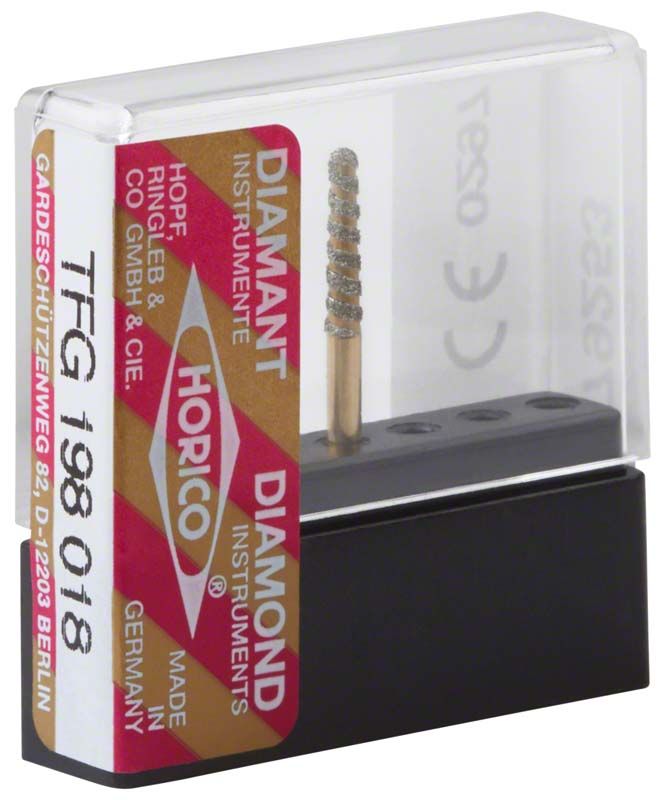 Turbodiamant TFG 198 018 in transparenter Verpackung mit rotem Etikett.