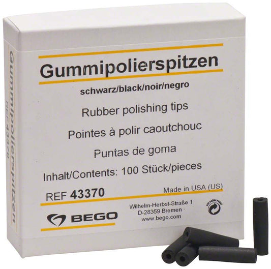 Image of Gummipolierspitzen schwarz unmontiert