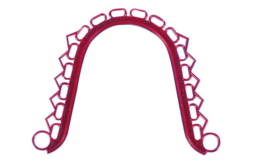 Image of Wachsabschlussleisten mit Retentionen, rot