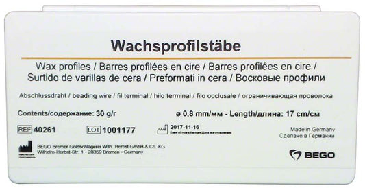 Image of Wachsprofilstäbe Abschlußdraht 0,8mm