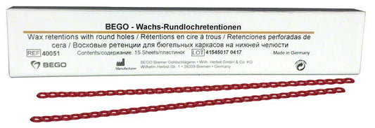 Image of Wachs-Rundlochretentionen 15 Stück