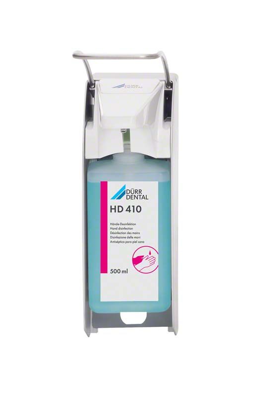 Universal-Präparatespender S 400 mit kurzem Hebel und 500 ml Behälter.
