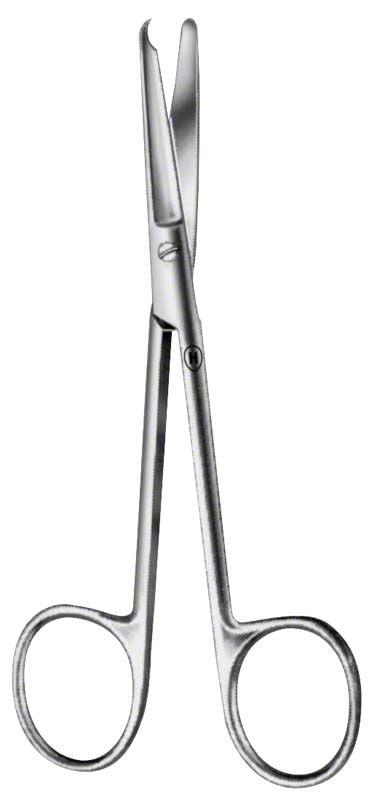 Gerade Naht- und Ligaturschere Spencer, 11,5 cm, aus Edelstahl.