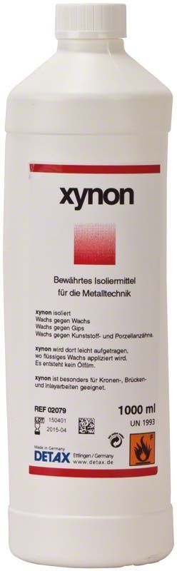 xynon Kunststoff-Flasche 1000ml mit Isoliermittel für Zahntechnik.