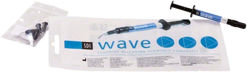 Wave Spritze für gingivale Anwendungen in Originalverpackung und Einzelverpackung.