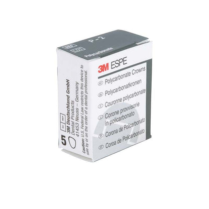 Polycarbonat-Kronen-Verpackung von 3M mit mehrsprachigem Etikett und Produktdetails.