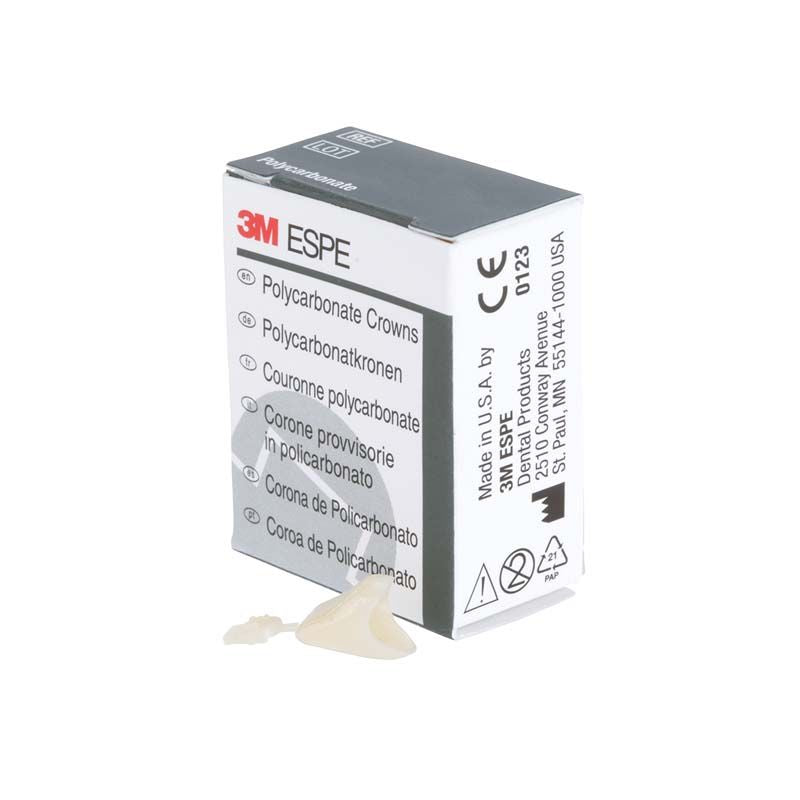 3M Polycarbonat-Krone OK Front Nr. 15 neben Verpackung.