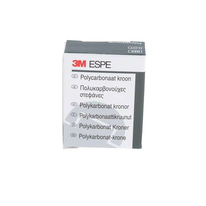 Polycarbonat-Krone von 3M in Verpackung mit mehrsprachiger Beschriftung.
