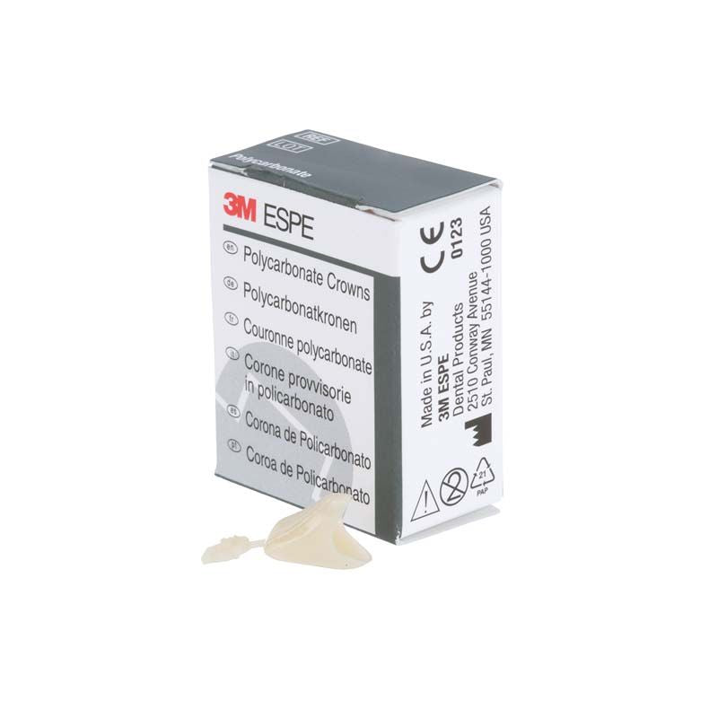 Polycarbonat-Krone Nr. 17 von 3M neben mehrsprachiger Verpackung.