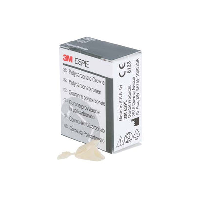 Polycarbonat-Krone Nr. 17 von 3M neben mehrsprachiger Verpackung.