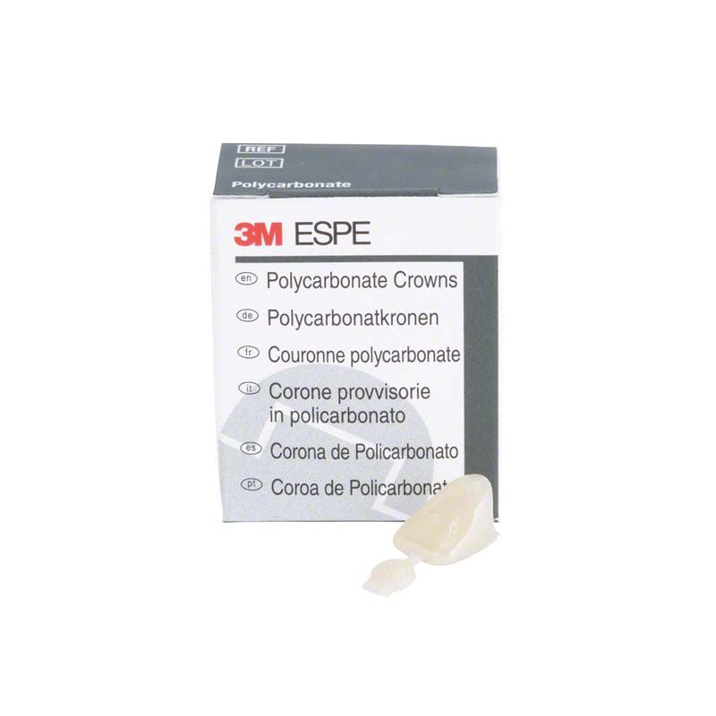 Polycarbonat-Krone OK Front Nr. 18 neben 3M-Verpackung.