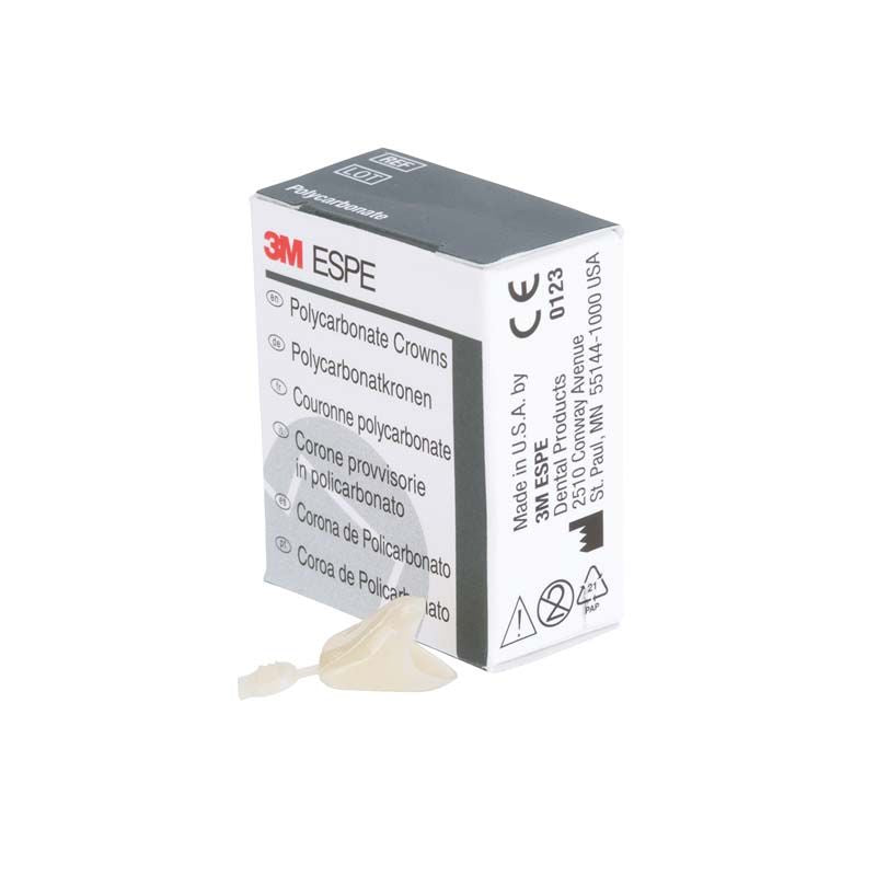 Polycarbonat-Krone OK Front Nr. 18 vor 3M-Verpackung mit Produktinformationen.