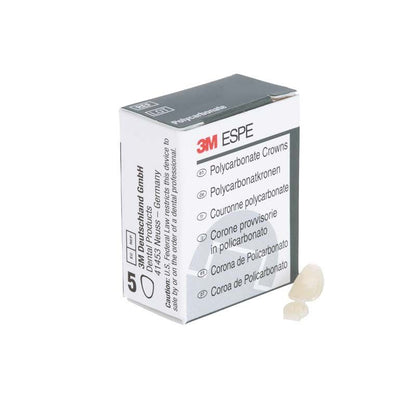 Polycarbonat-Krone OK Front Nr. 25 vor Verpackung mit mehrsprachiger Beschriftung.