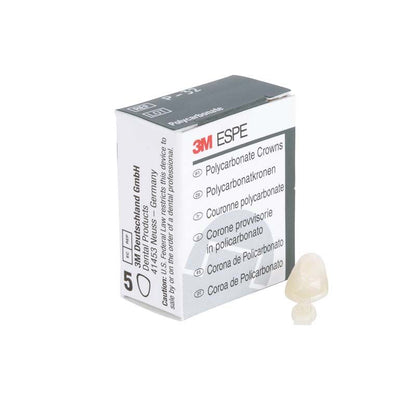 Polycarbonat-Krone Nr. 32 neben der 3M-Verpackung auf weißem Hintergrund.